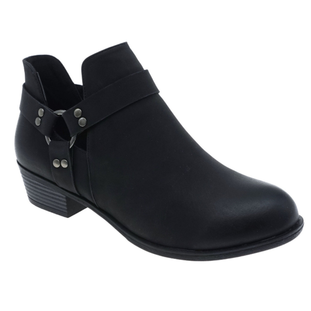 Pierre Dumas Black Ankle Booties